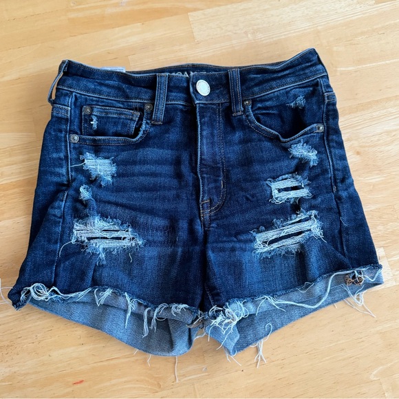 American Eagle Shorts Blue Jean - Picture 1 of 4